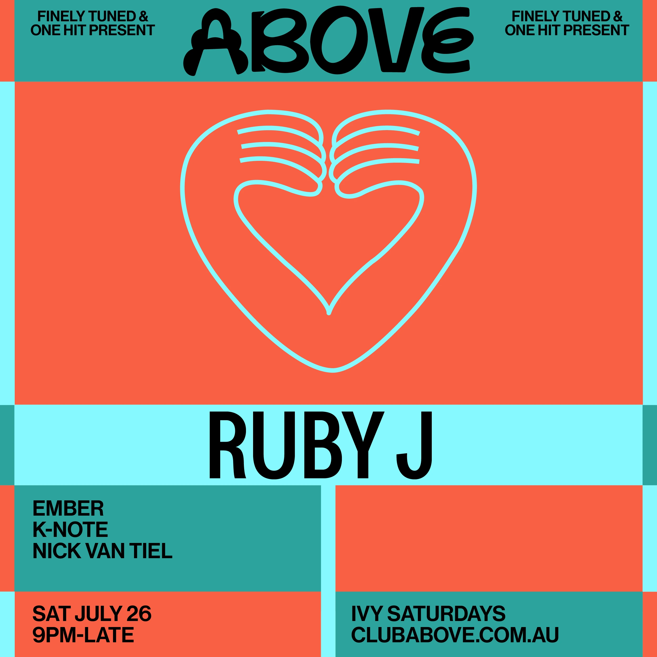 Above July 26 Ruby J disco house event guide ivy Sydney nightclub 2025</p>
<p>