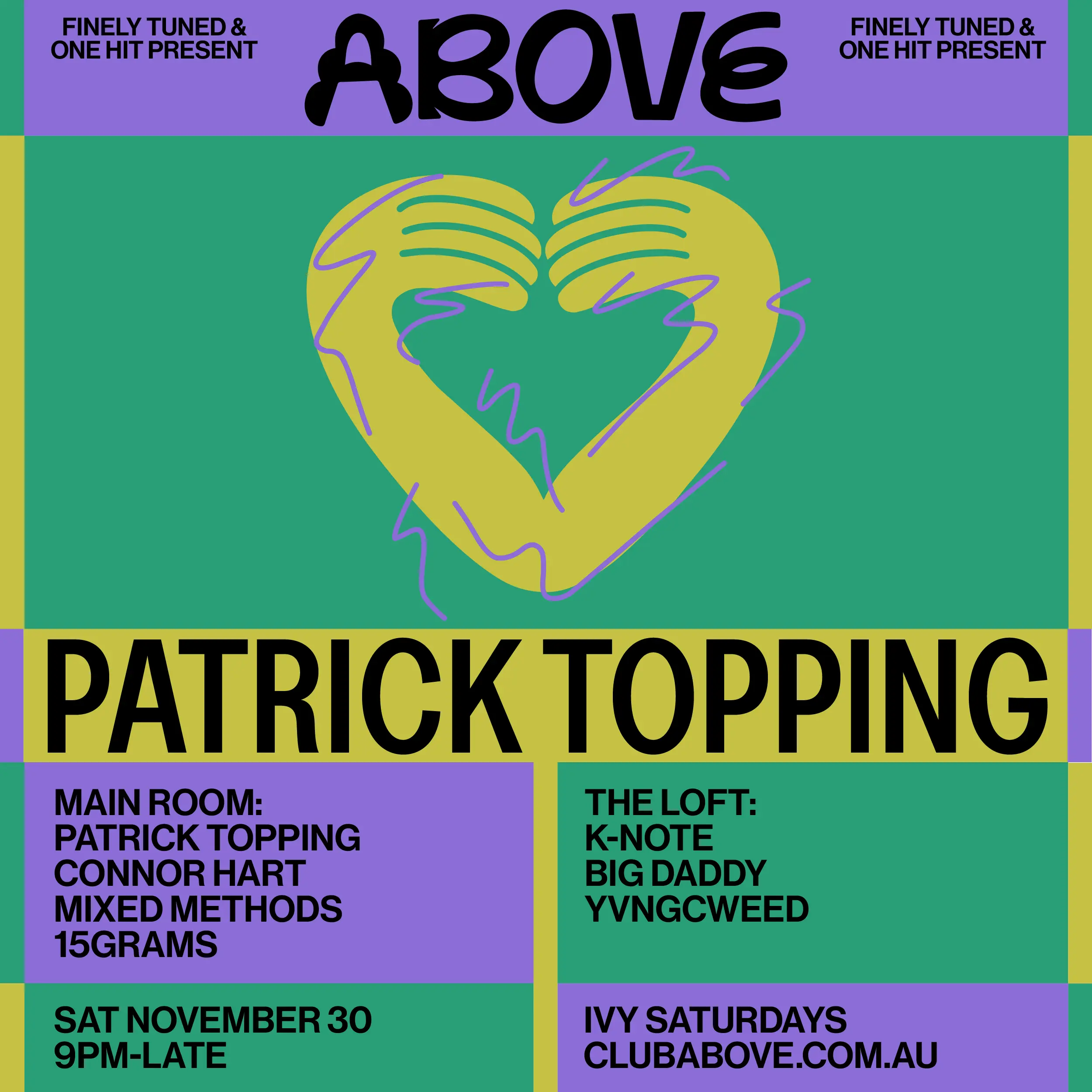 Above - November 30 ft. Patrick Topping live in Sydney