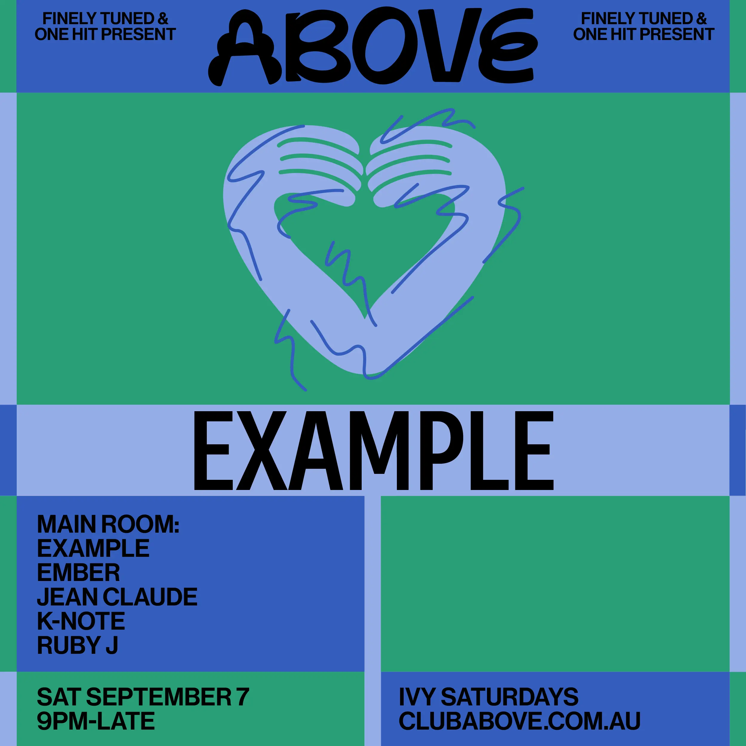 Above event on September 7 featuring Example performing live in Sydney