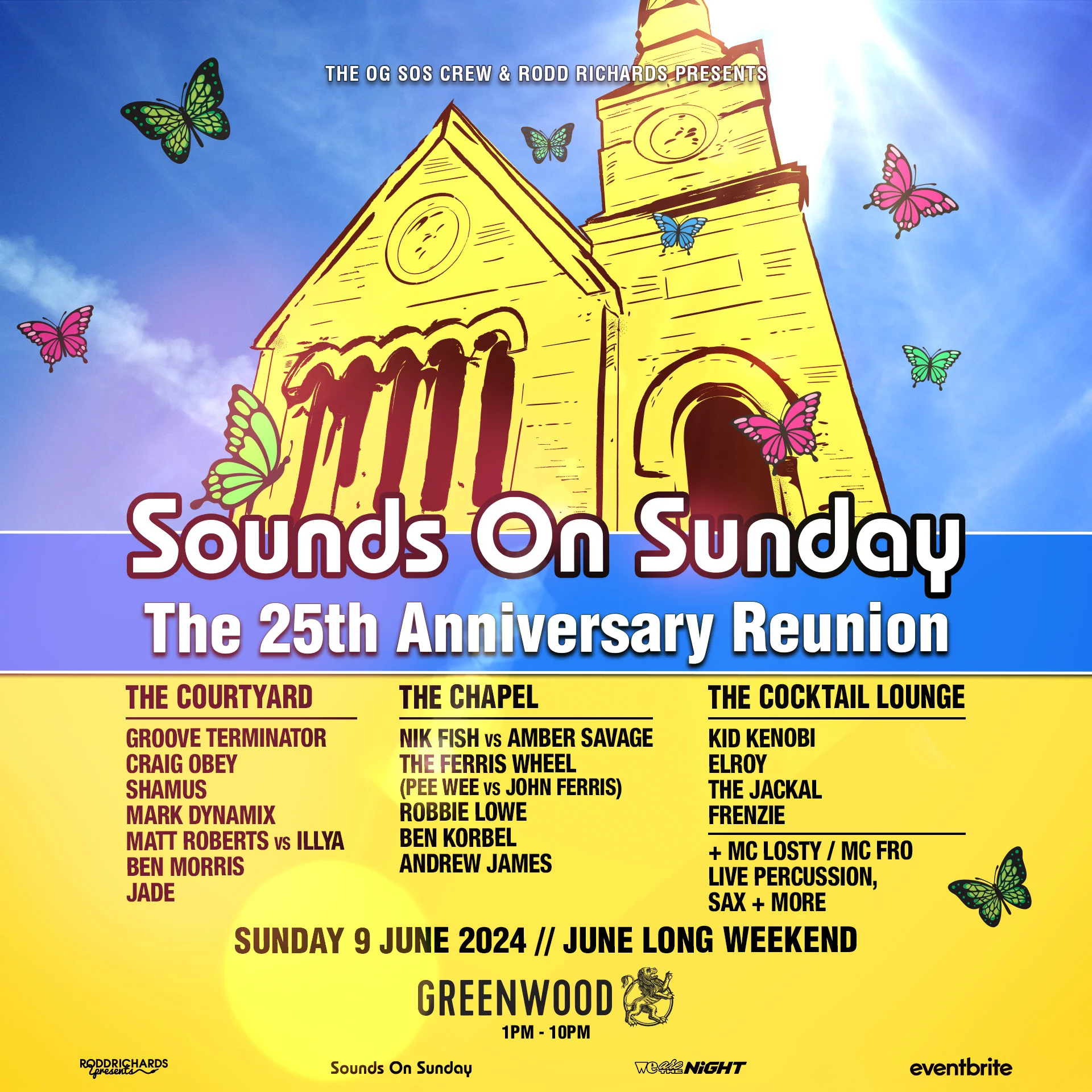 Celebrate 25 Years of Sounds On Sunday in Sydney