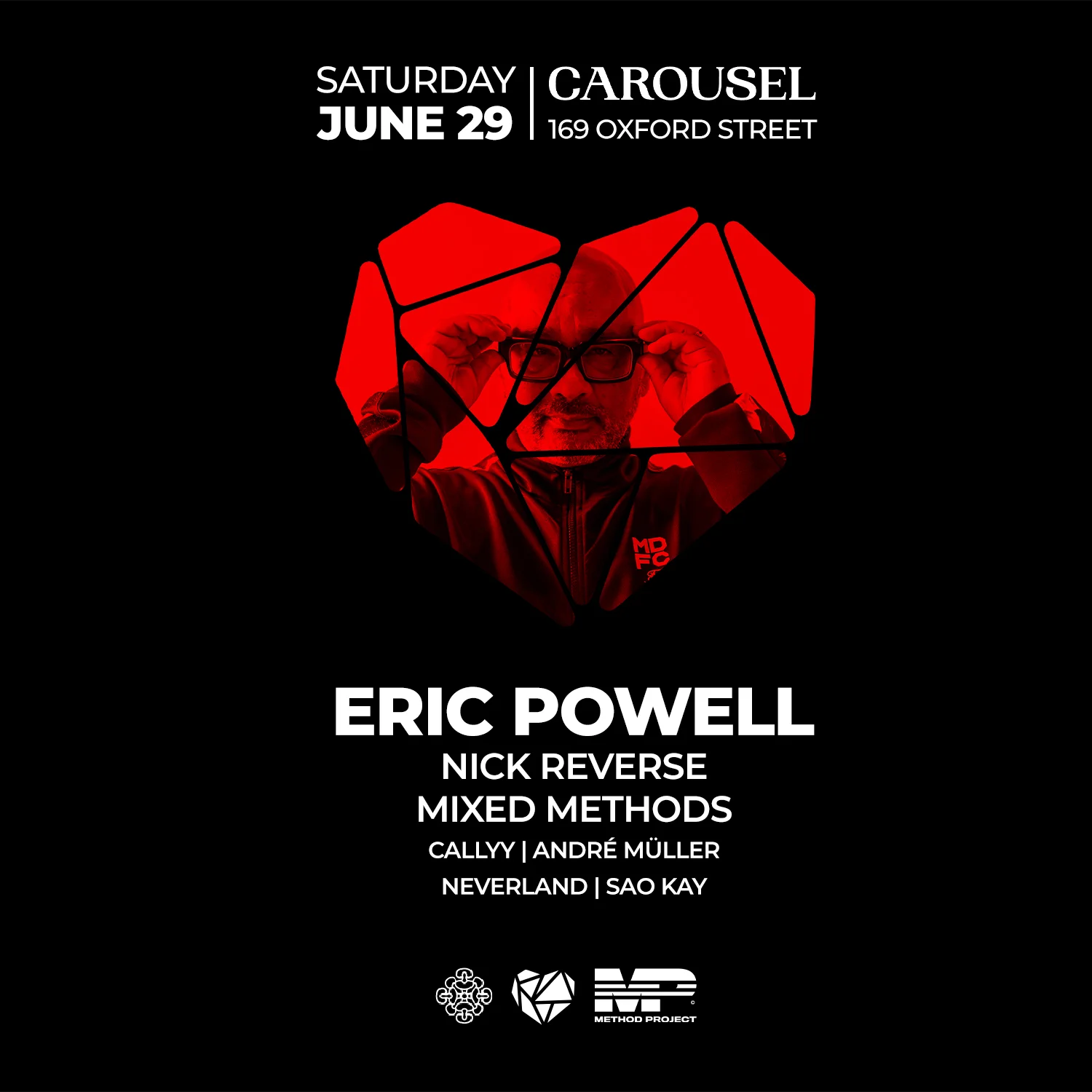 Eric Powell performing live at Carousel in Sydney, presented by WeLove & MP.