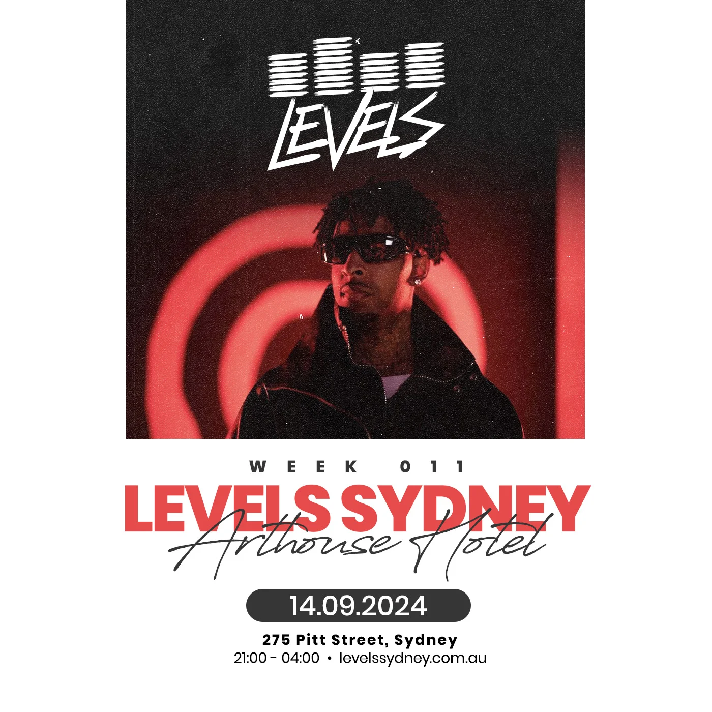 LEVELS Sydney electronic music event guide for 14th September 2024