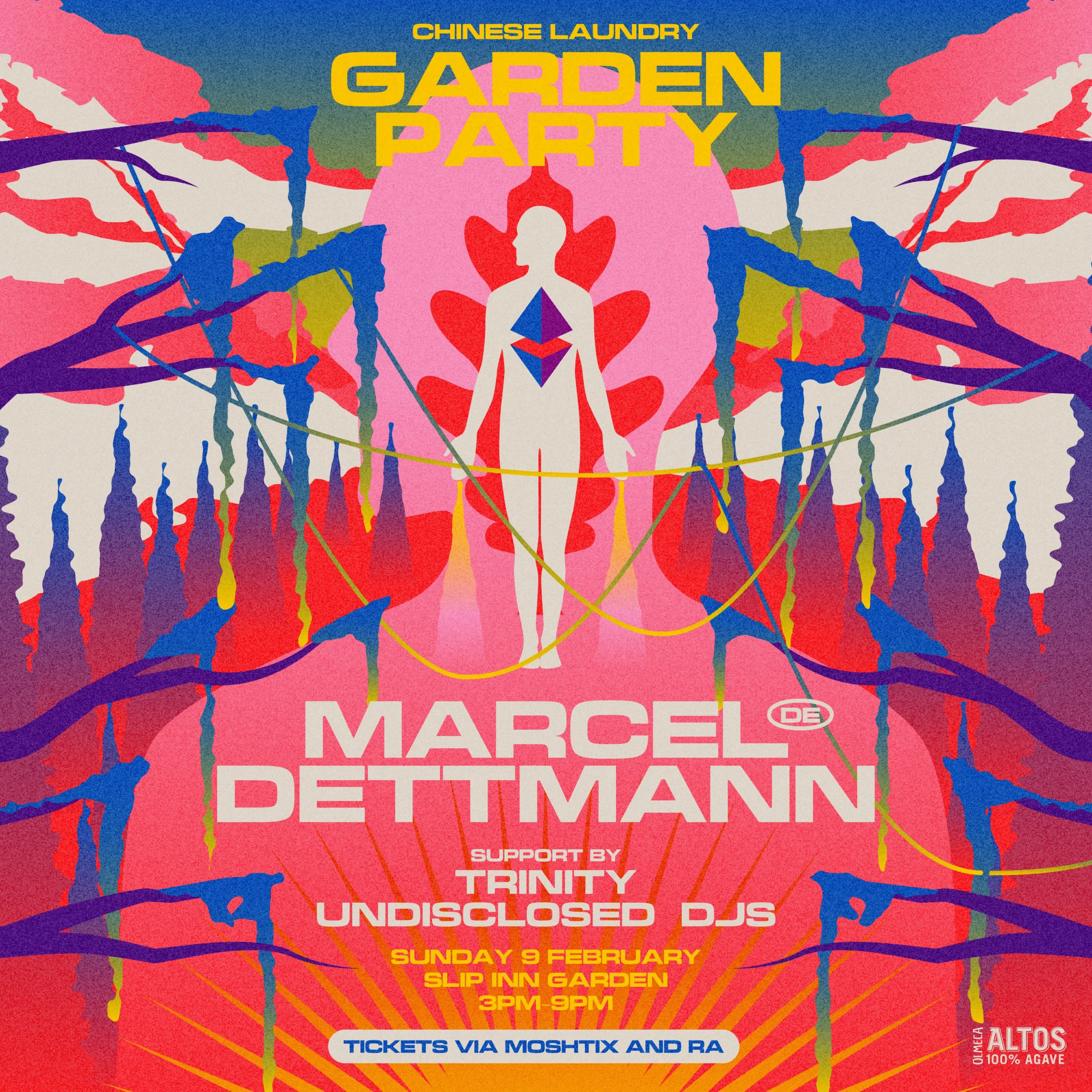 Marcel Dettmann performing at Garden Party Sydney, delivering an immersive open-air techno experience.